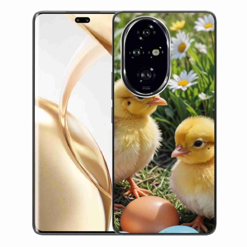 Gelový kryt mmCase na Honor 200 Pro 5G - kuřátka