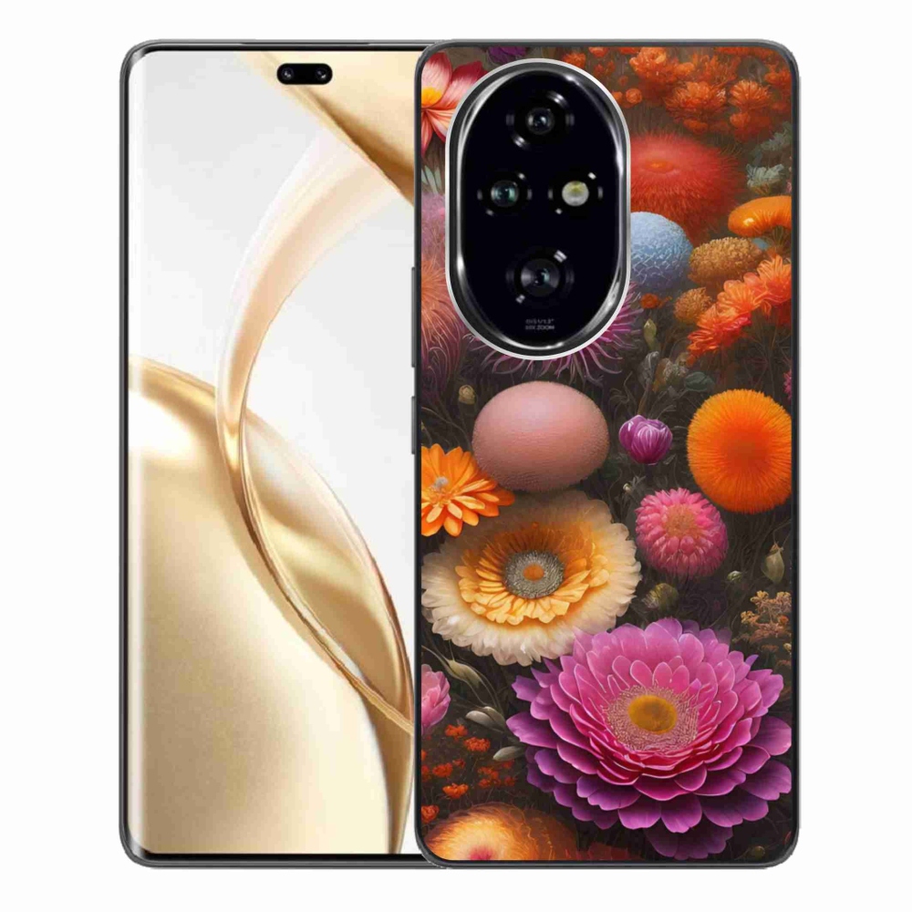 Gelový kryt mmCase na Honor 200 Pro 5G - květinová kompozice