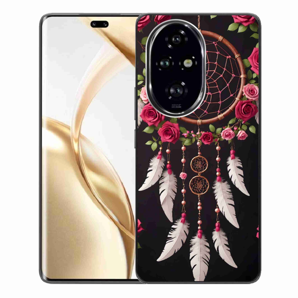 Gelový kryt mmCase na Honor 200 Pro 5G - lapač snů s růžemi