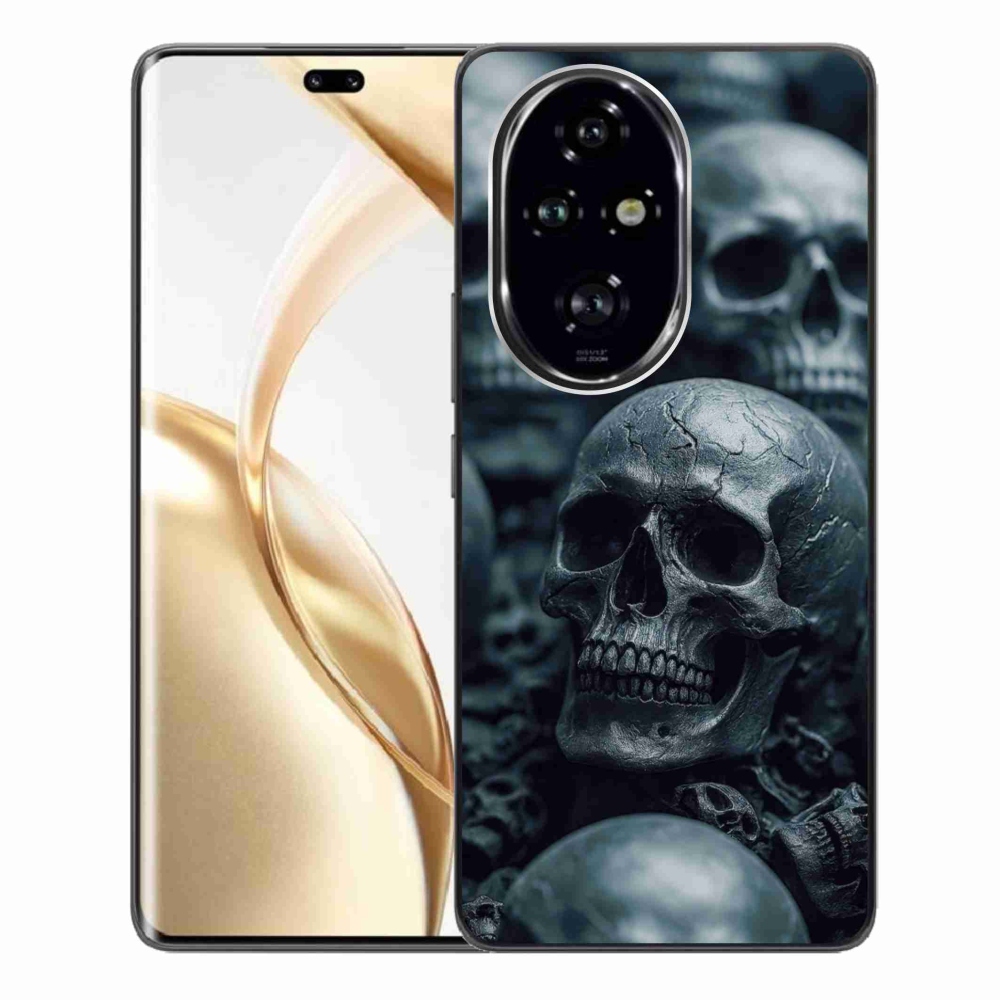 Gelový kryt mmCase na Honor 200 Pro 5G - lebka 2