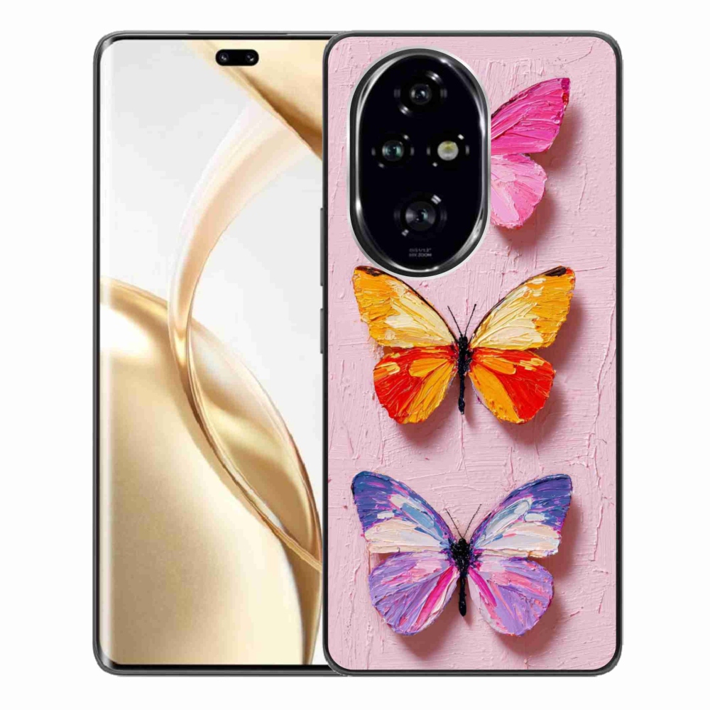 Gelový kryt mmCase na Honor 200 Pro 5G - motýlí trojice