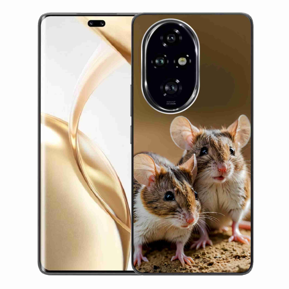 Gelový kryt mmCase na Honor 200 Pro 5G - myší duo