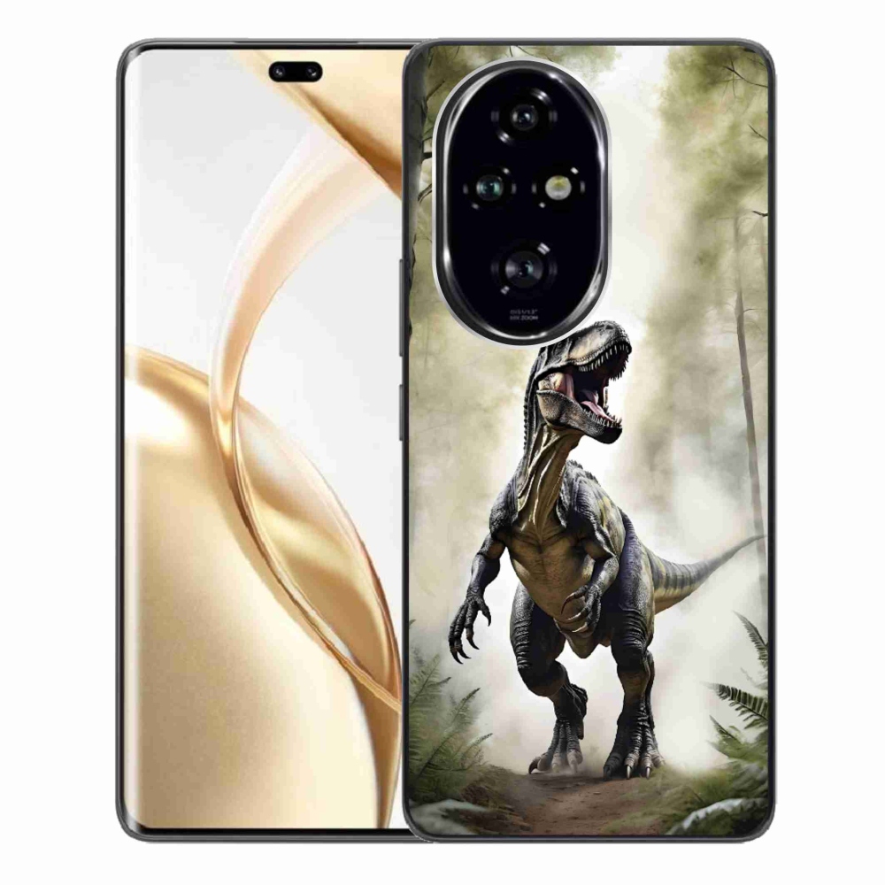 Gelový kryt mmCase na Honor 200 Pro 5G - naštvaný T-Rex
