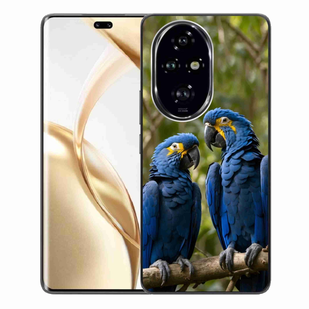 Gelový kryt mmCase na Honor 200 Pro 5G - papouščí duo