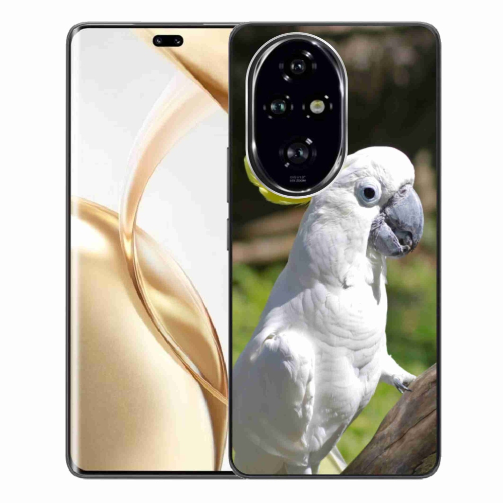 Gelový kryt mmCase na Honor 200 Pro 5G - papoušek kakadu 2
