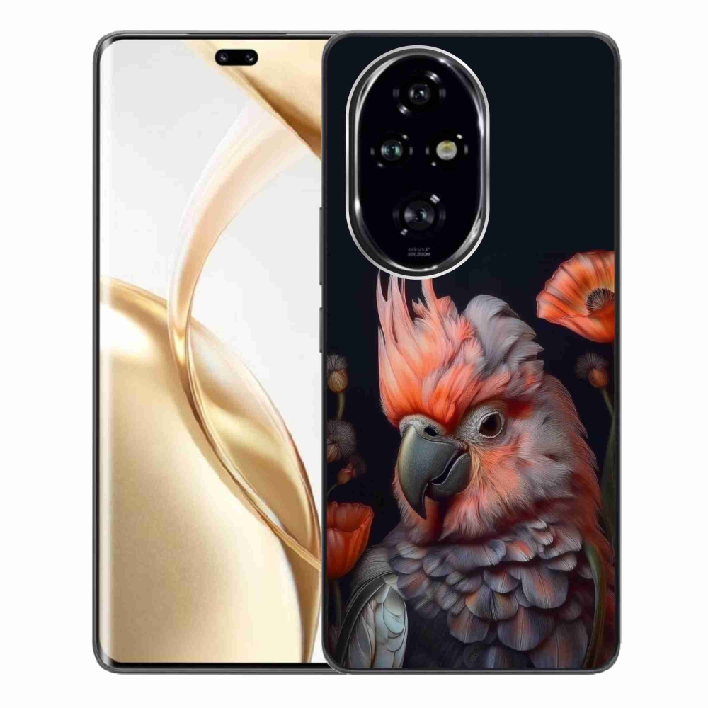 Gelový kryt mmCase na Honor 200 Pro 5G - papoušek kakadu v barvách