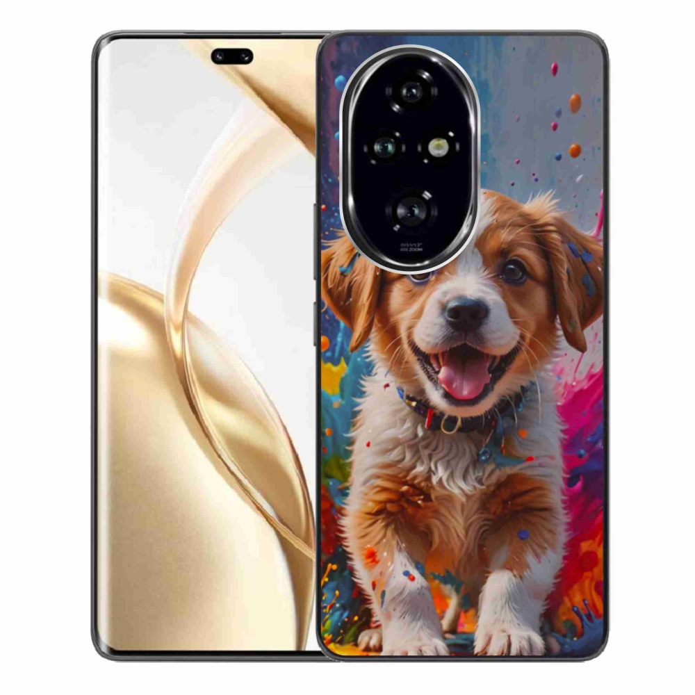 Gelový kryt mmCase na Honor 200 Pro 5G - roztomilé štěně 3