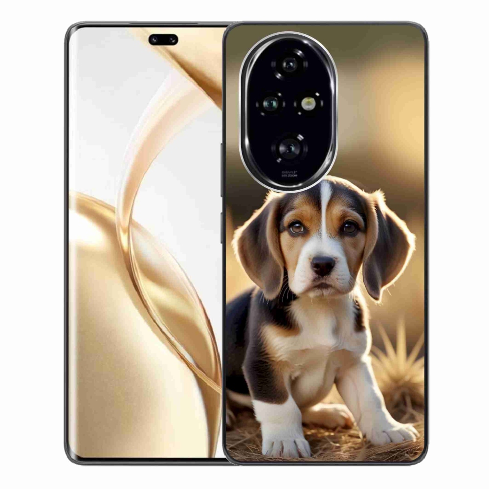 Gelový kryt mmCase na Honor 200 Pro 5G - roztomilý bígl