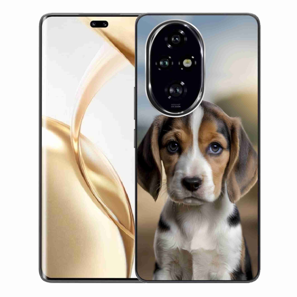 Gelový kryt mmCase na Honor 200 Pro 5G - roztomilý bígl
