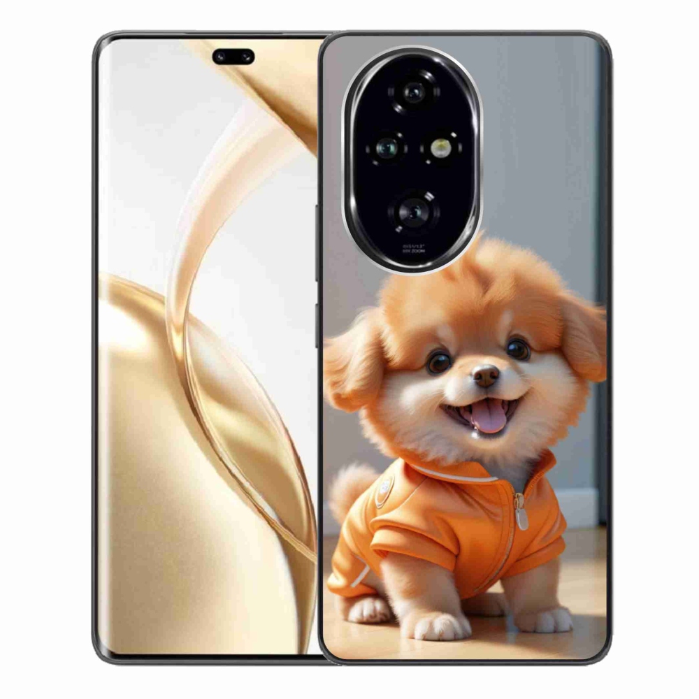 Gelový kryt mmCase na Honor 200 Pro 5G - roztomilý pomeranian v mikině
