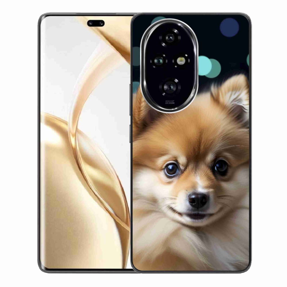 Gelový kryt mmCase na Honor 200 Pro 5G - roztomilý pomeranian