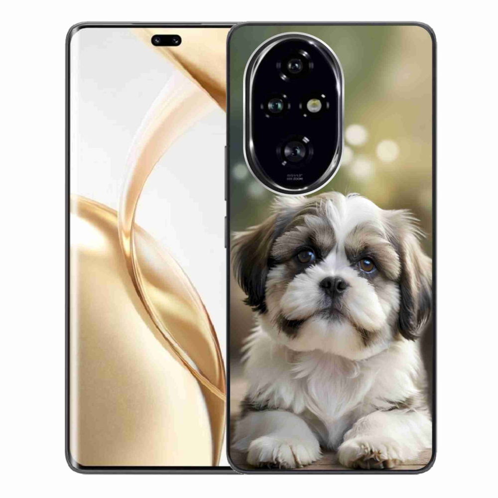 Gelový kryt mmCase na Honor 200 Pro 5G - roztomilý shih-tzu