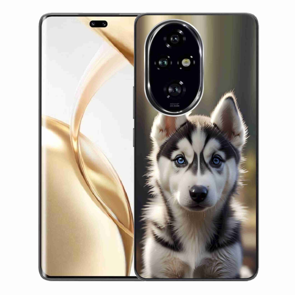 Gelový kryt mmCase na Honor 200 Pro 5G - roztomilý sibiřský husky