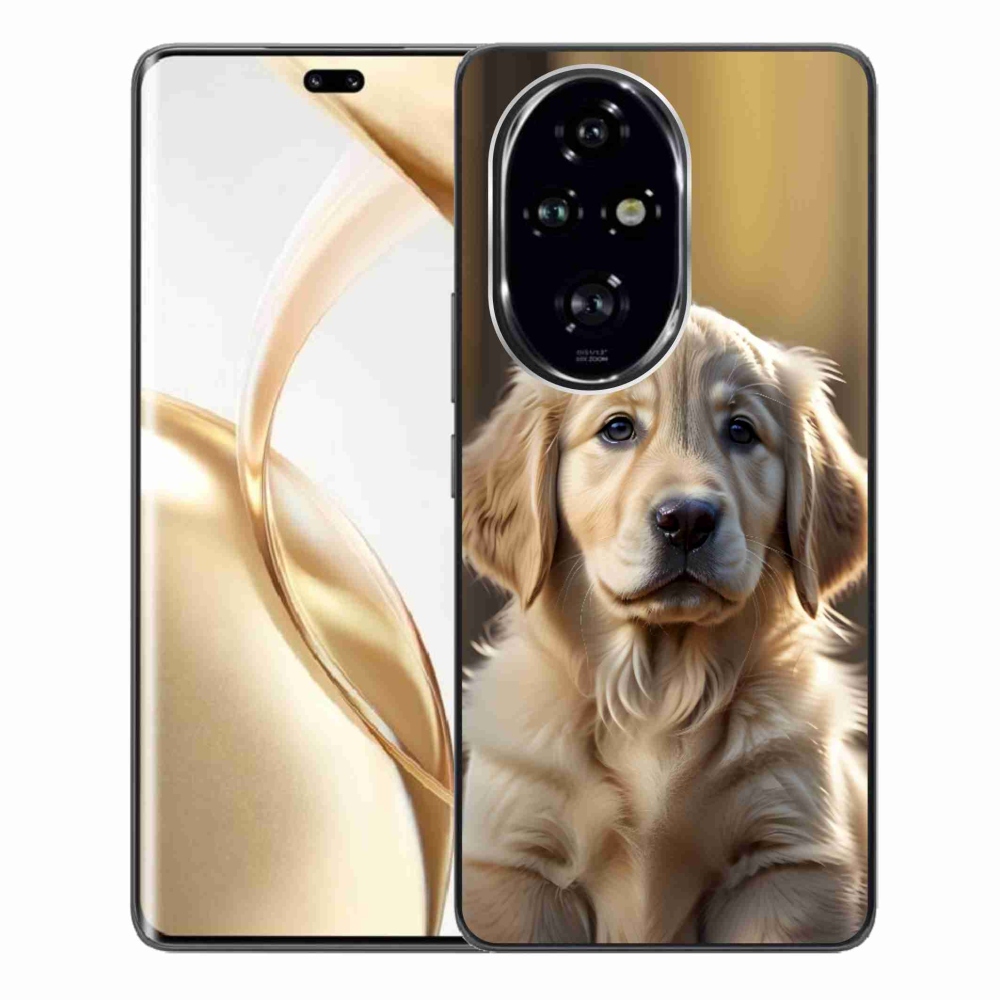 Gelový kryt mmCase na Honor 200 Pro 5G - roztomilý zlatý retrívr