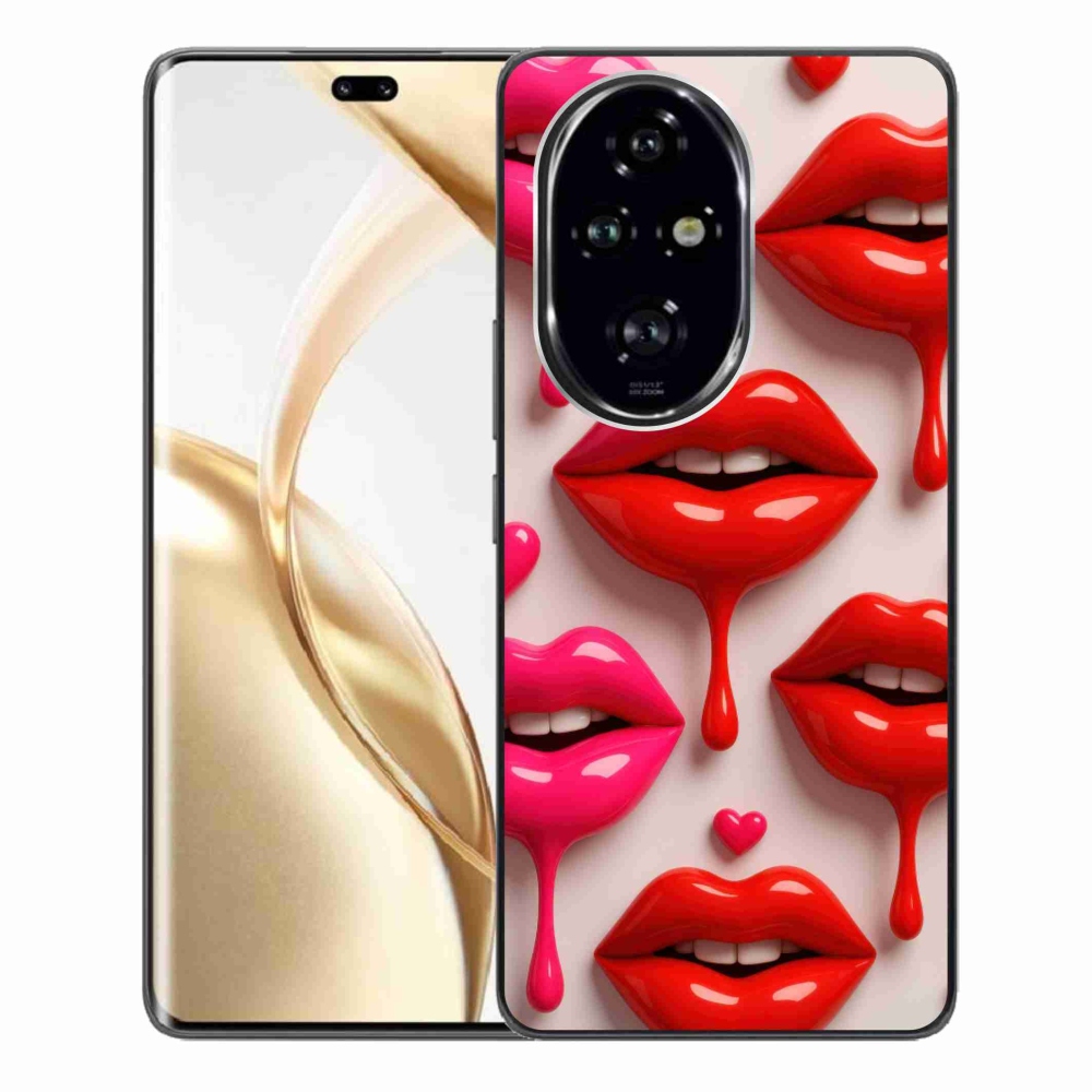 Gelový kryt mmCase na Honor 200 Pro 5G - rty 2