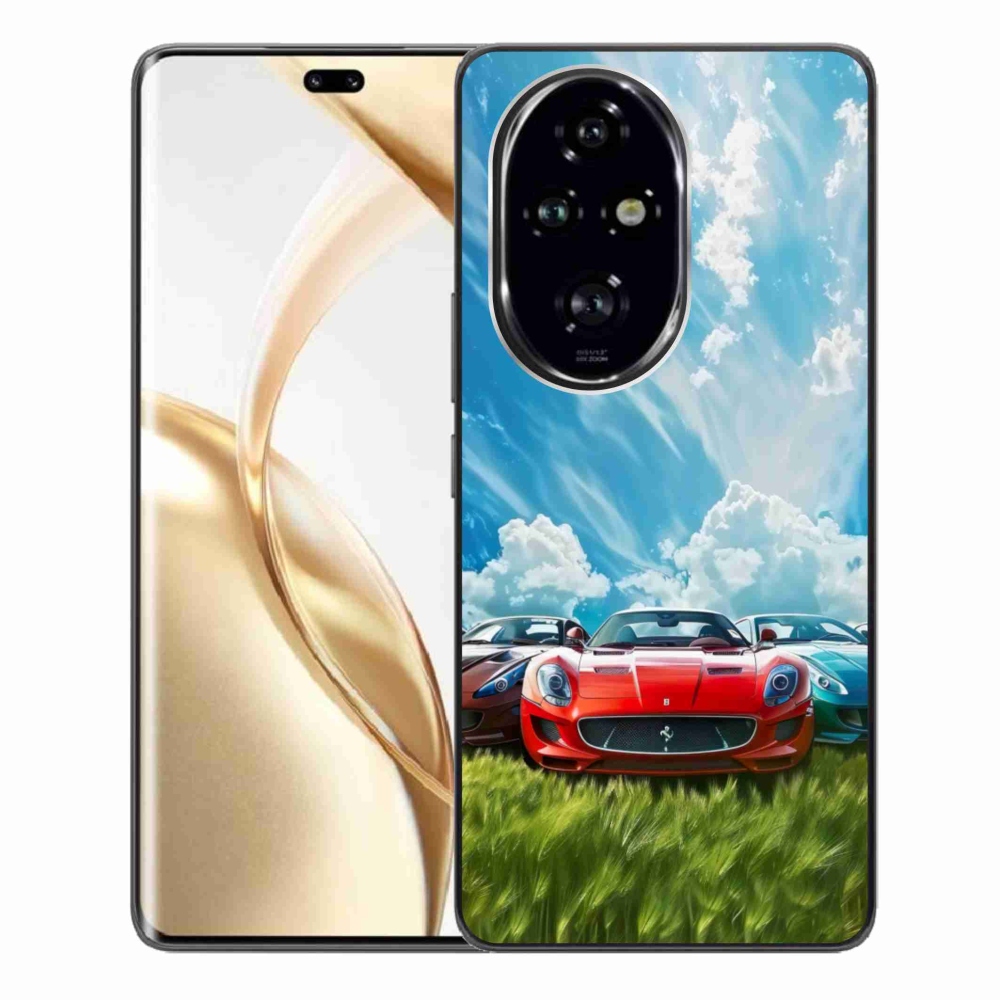 Gelový kryt mmCase na Honor 200 Pro 5G - sportovní vozy