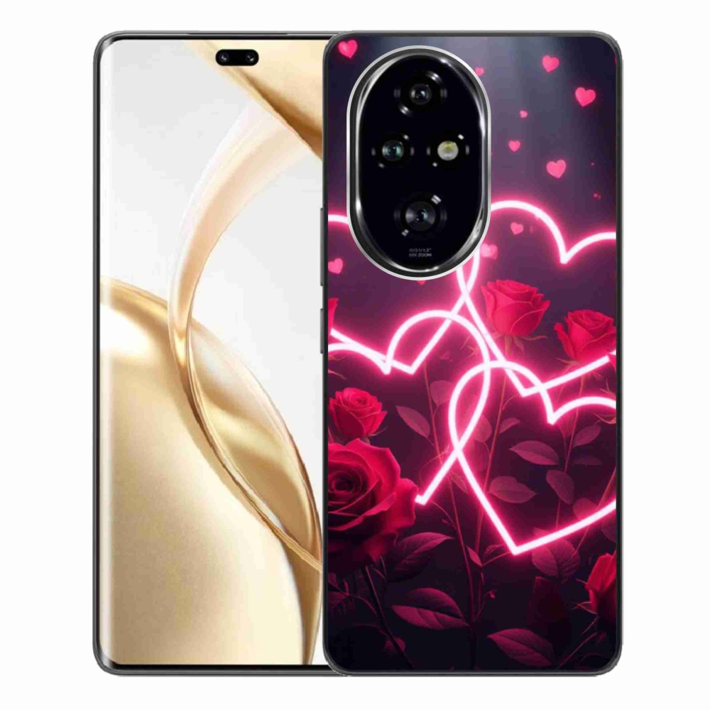 Gelový kryt mmCase na Honor 200 Pro 5G - srdce lásky