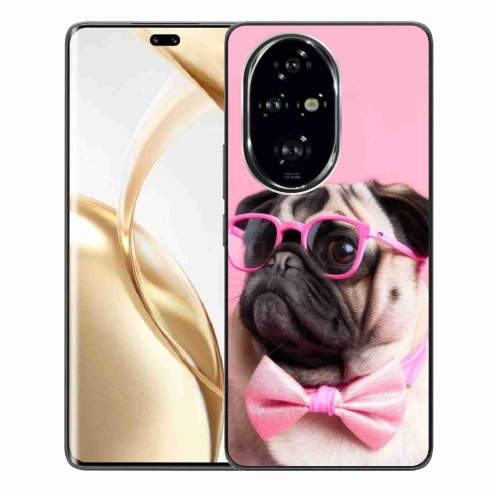 Gelový kryt mmCase na Honor 200 Pro 5G - stylový mops