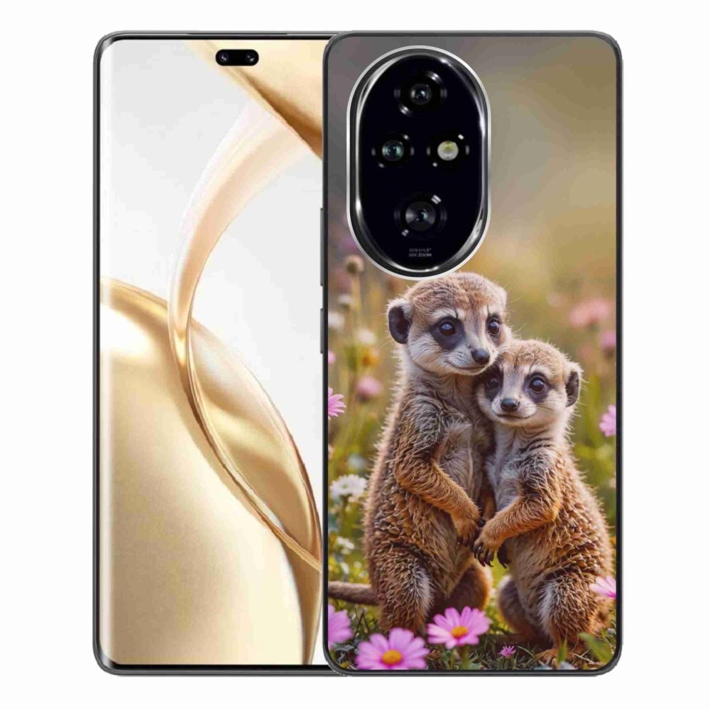 Gelový kryt mmCase na Honor 200 Pro 5G - surikatí duo