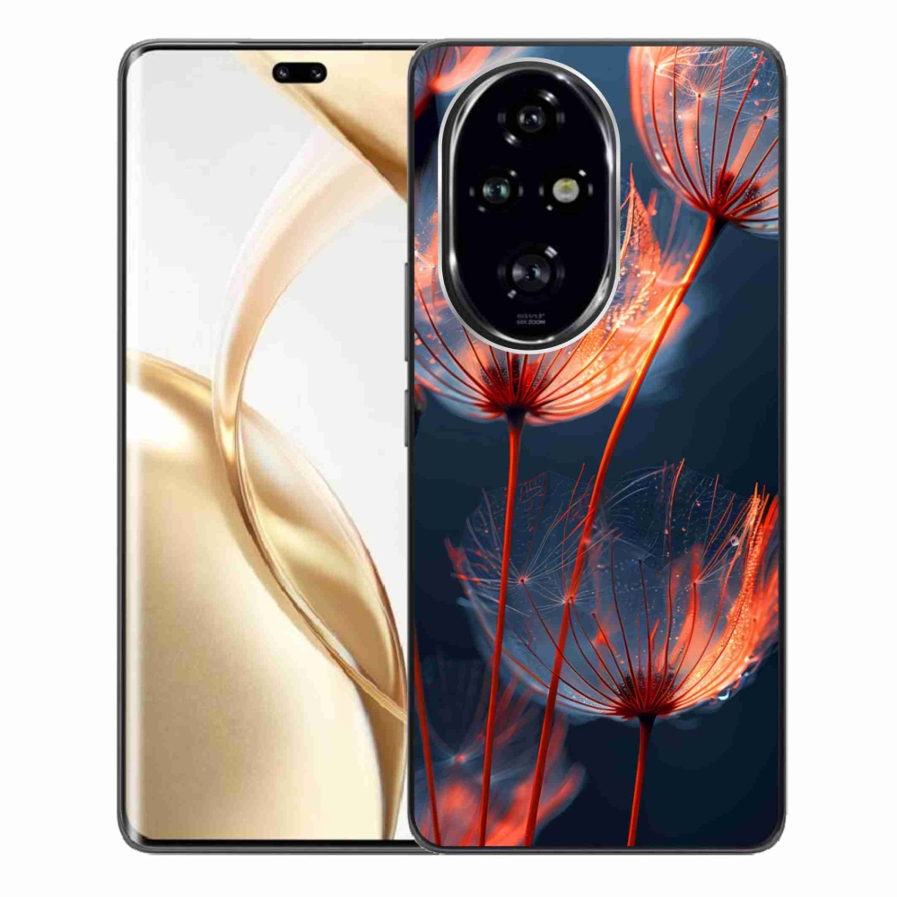 Gelový kryt mmCase na Honor 200 Pro 5G - světélkující chmýří
