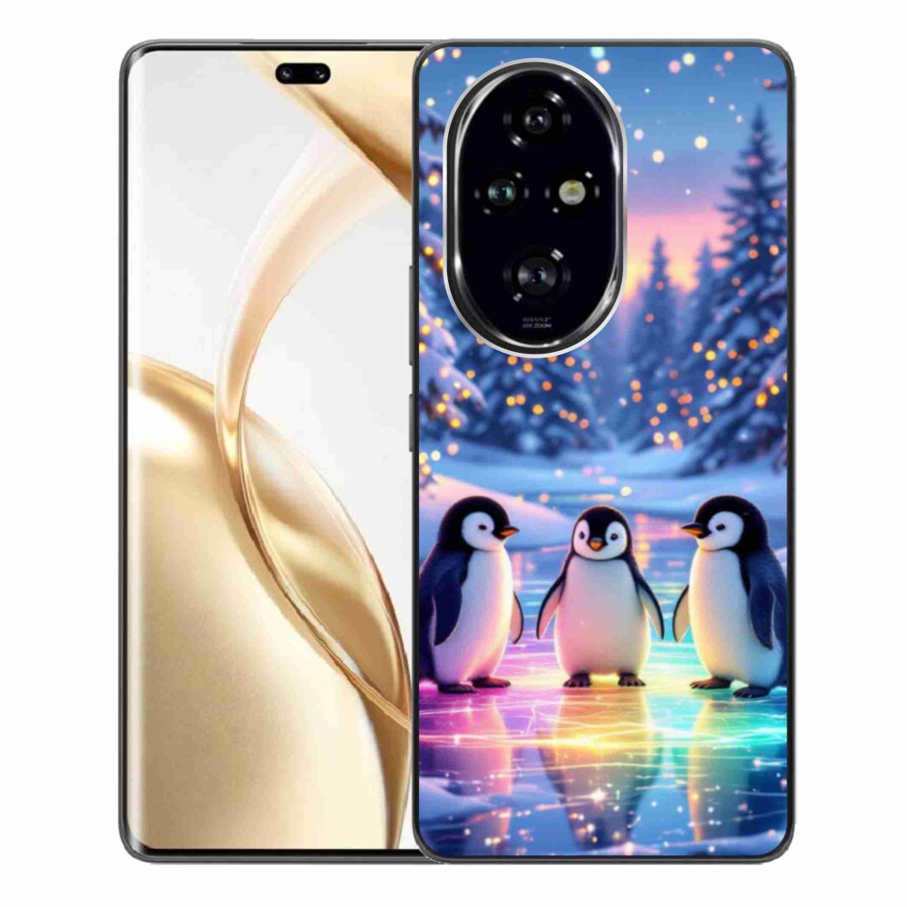 Gelový kryt mmCase na Honor 200 Pro 5G - tučnáci