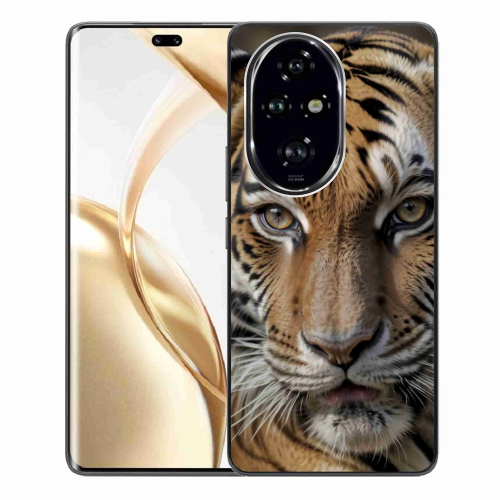 Gelový kryt mmCase na Honor 200 Pro 5G - tygří pohled
