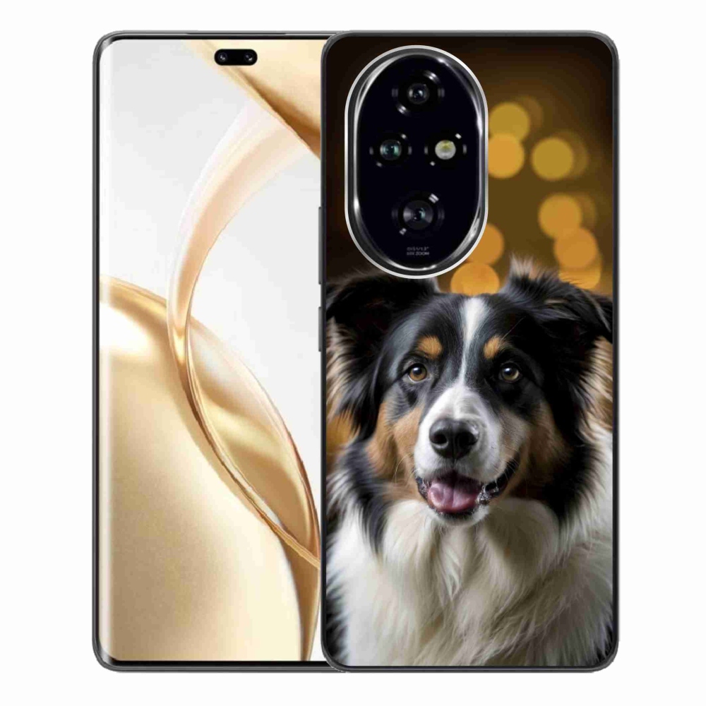 Gelový kryt mmCase na Honor 200 Pro 5G - usměvavý australský ovčák