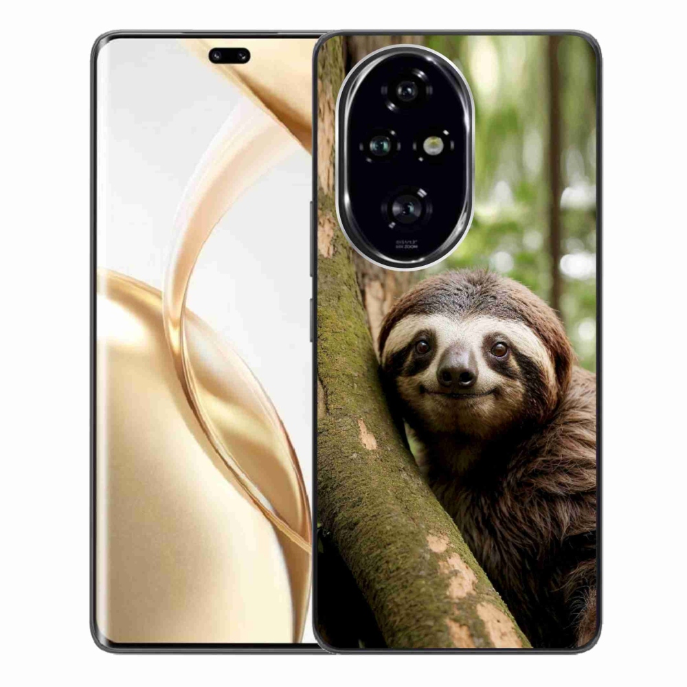 Gelový kryt mmCase na Honor 200 Pro 5G - usměvavý lenochod