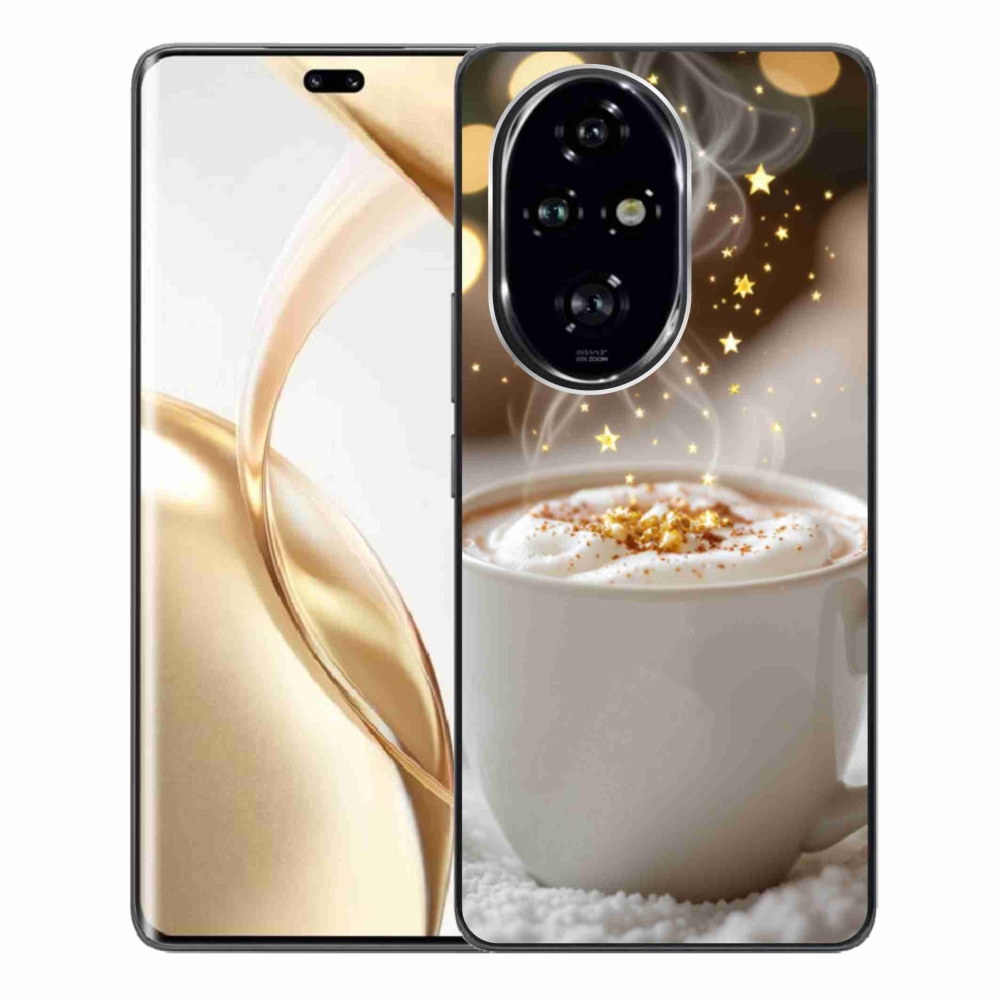 Gelový kryt mmCase na Honor 200 Pro 5G - vánoční horký nápoj