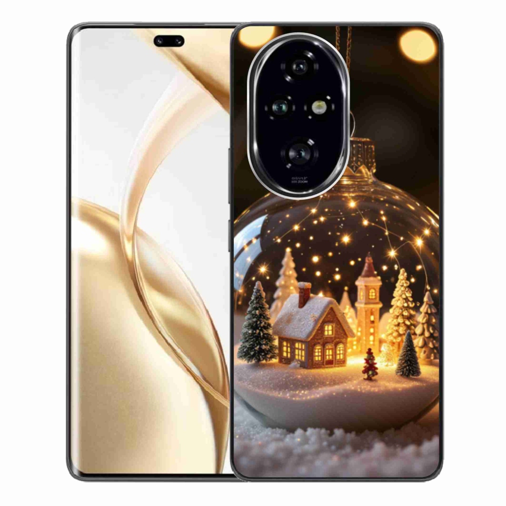 Gelový kryt mmCase na Honor 200 Pro 5G - vánoční koule 3