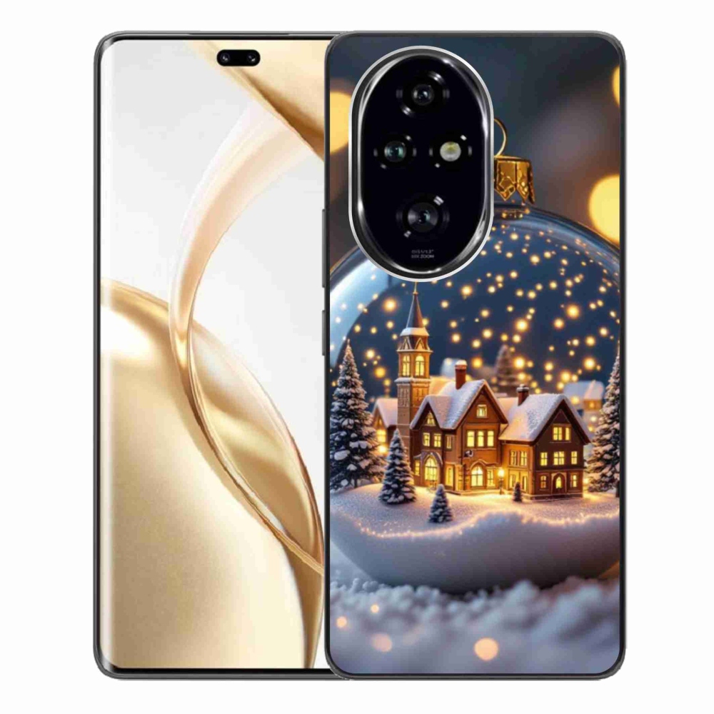 Gelový kryt mmCase na Honor 200 Pro 5G - vánoční koule 4