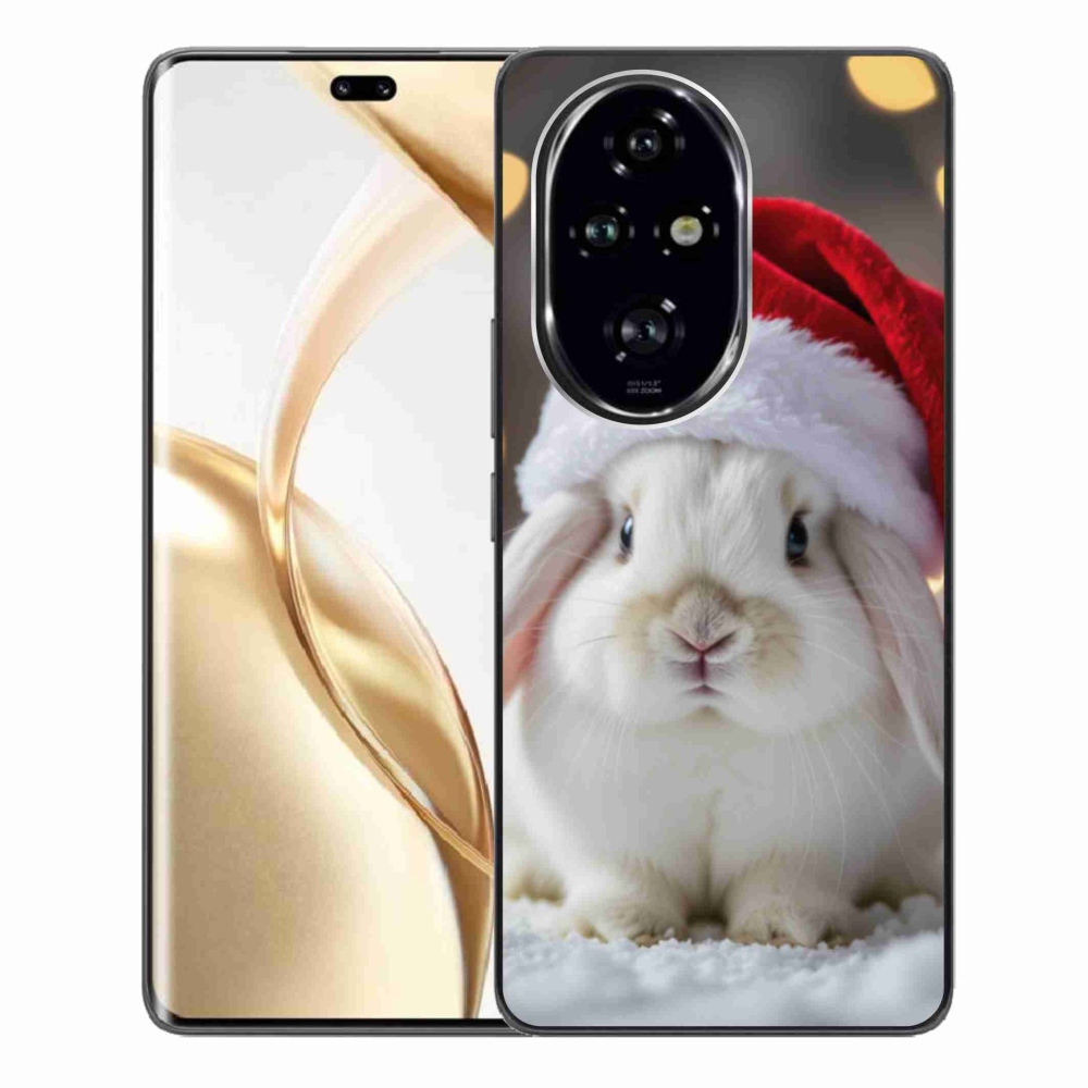 Gelový kryt mmCase na Honor 200 Pro 5G - vánoční králík
