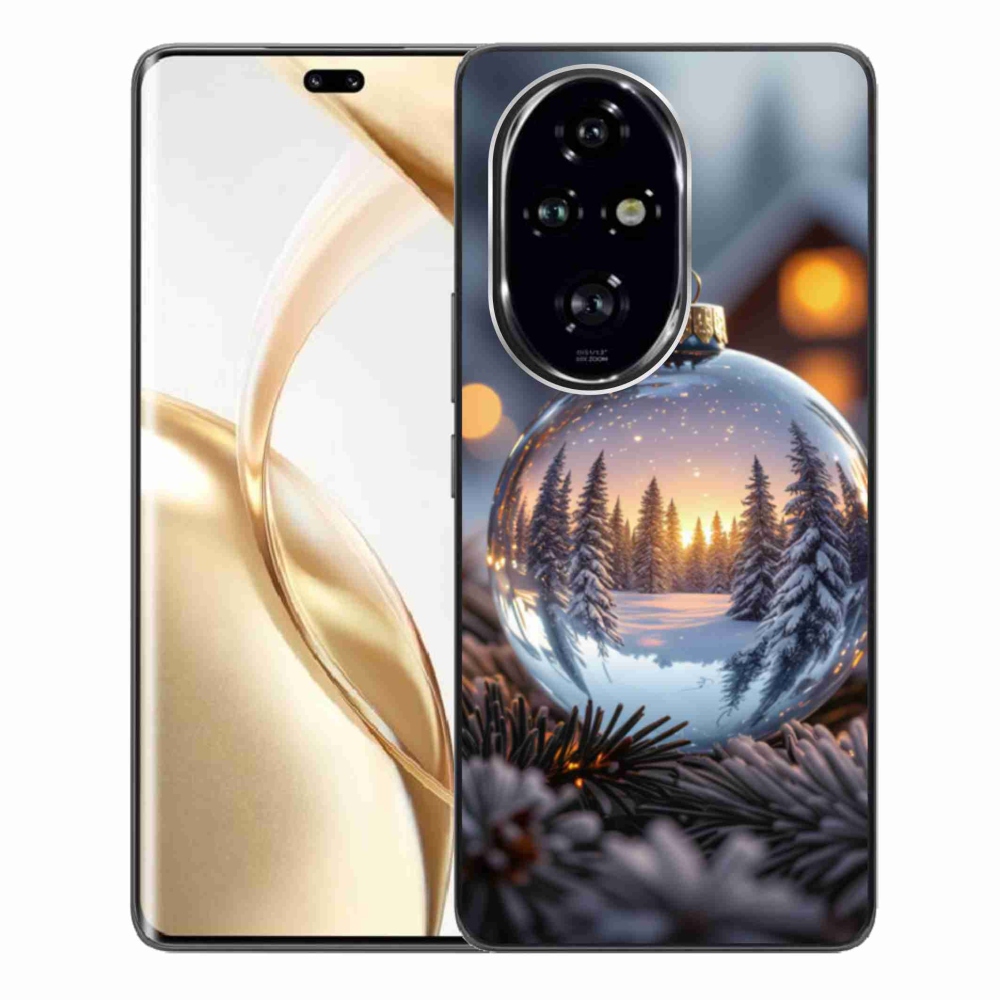 Gelový kryt mmCase na Honor 200 Pro 5G - vánoční ozdoba