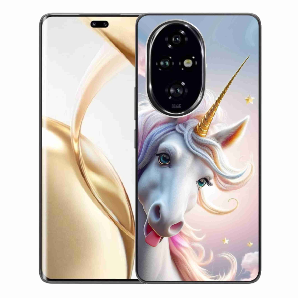 Gelový kryt mmCase na Honor 200 Pro 5G - veselý jednorožec