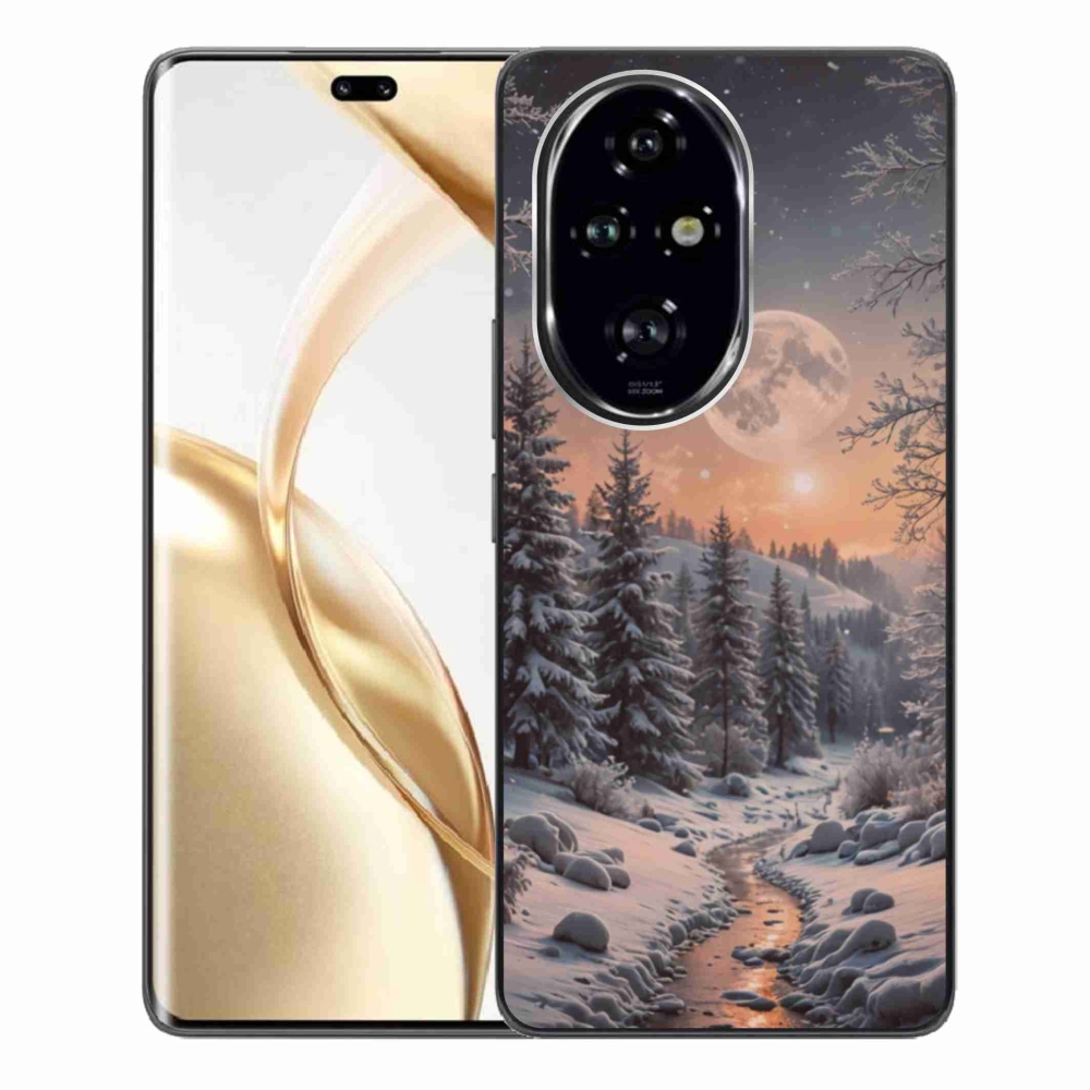 Gelový kryt mmCase na Honor 200 Pro 5G - zimní krajina 2