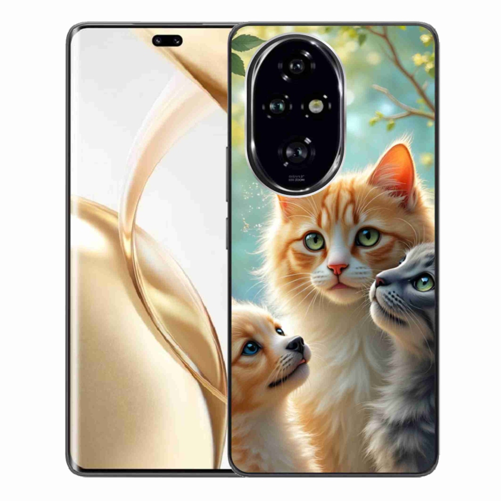 Gelový kryt mmCase na Honor 200 Pro 5G - zvířecí přátelství 2