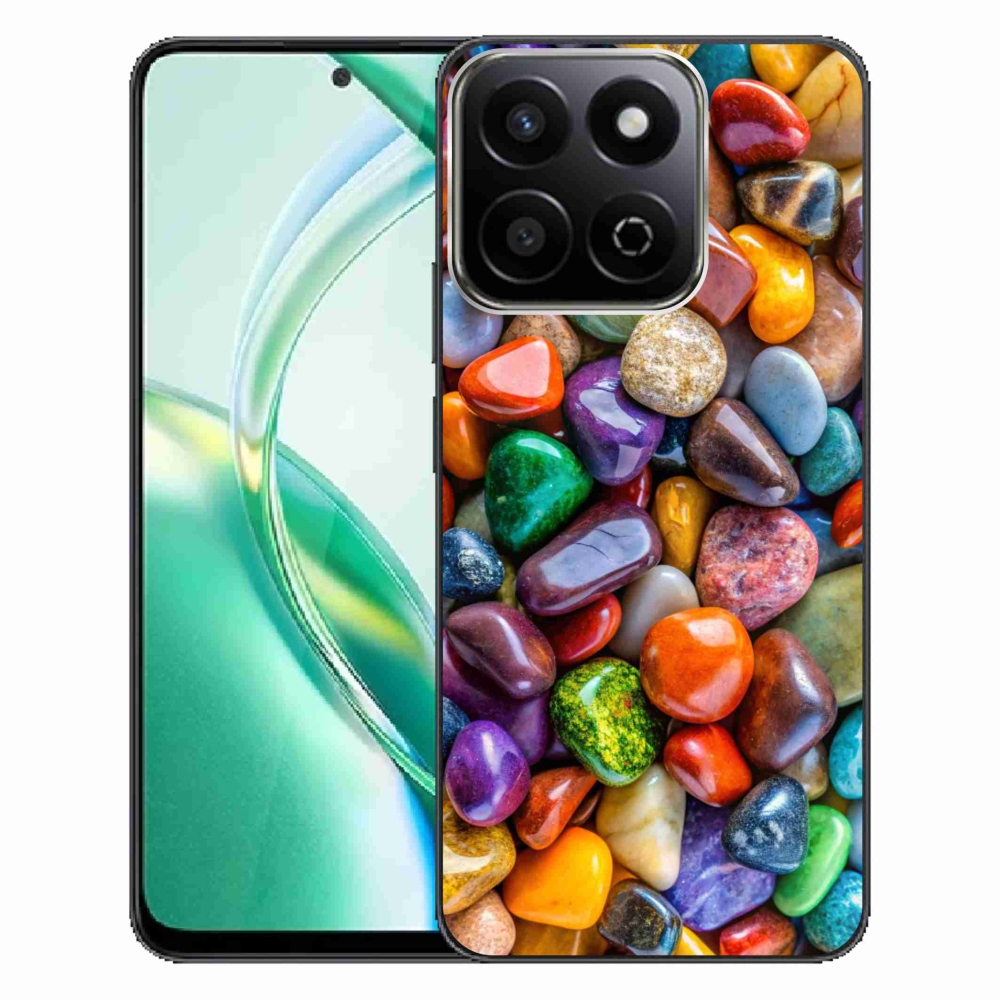 Gelový kryt mmCase na Honor 200 Smart 5G - barevné kamínky