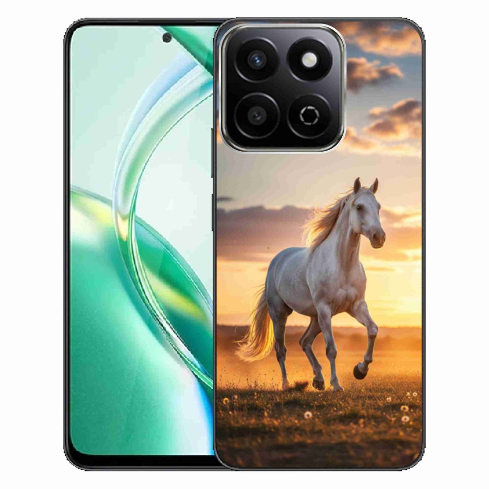 Gelový kryt mmCase na Honor 200 Smart 5G - běžící bílý kůň 2