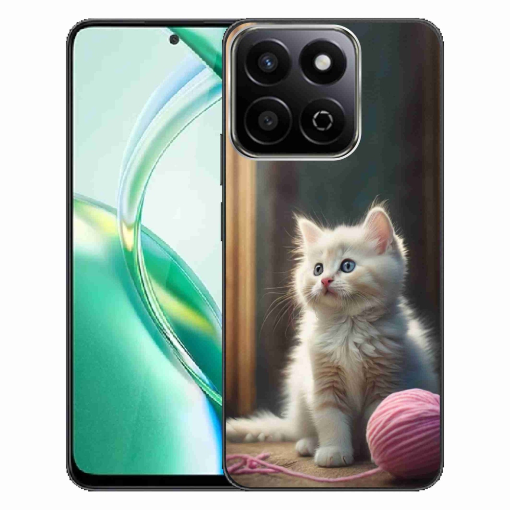 Gelový kryt mmCase na Honor 200 Smart 5G - bílé kotě 2