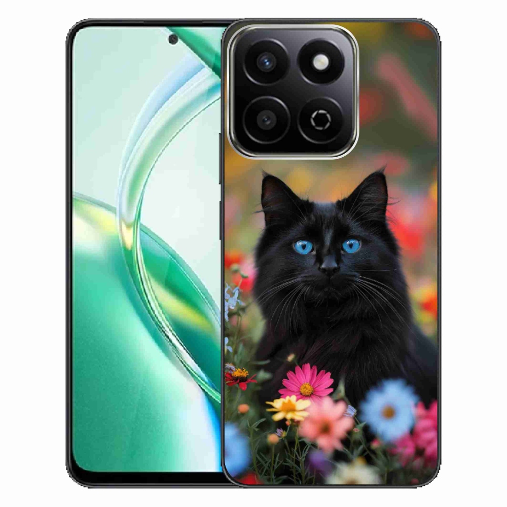 Gelový kryt mmCase na Honor 200 Smart 5G - černé kotě 4