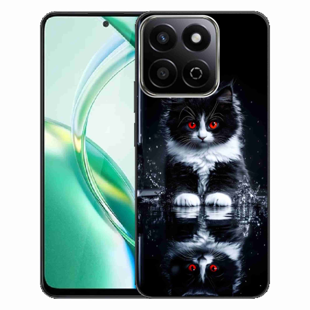 Gelový kryt mmCase na Honor 200 Smart 5G - černobílé kotě