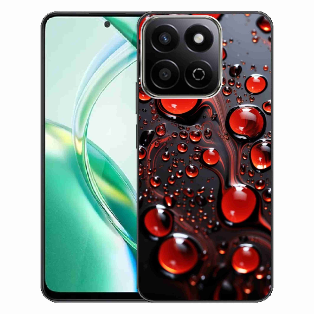 Gelový kryt mmCase na Honor 200 Smart 5G - červené kapky 2