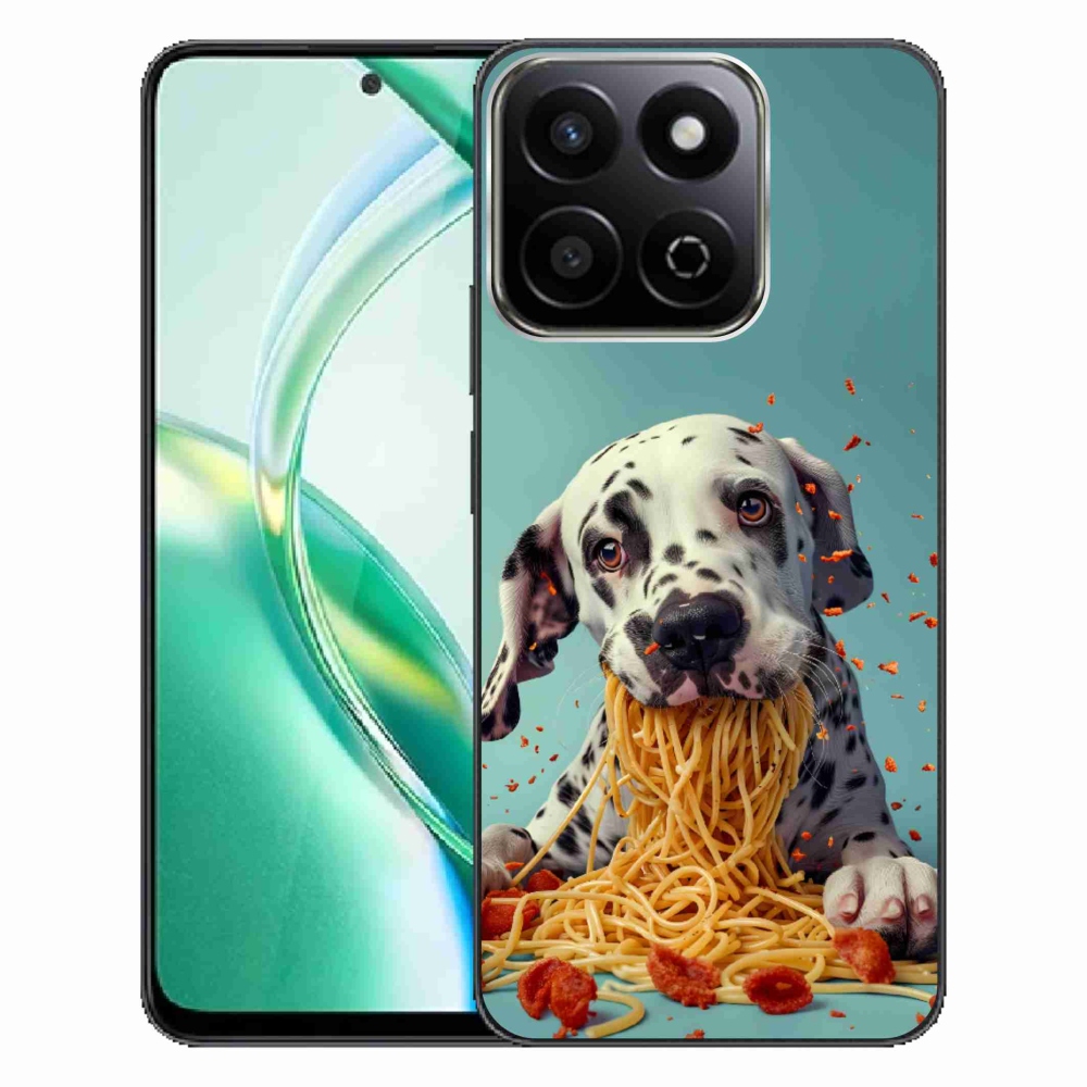 Gelový kryt mmCase na Honor 200 Smart 5G - dalmatin a špagety