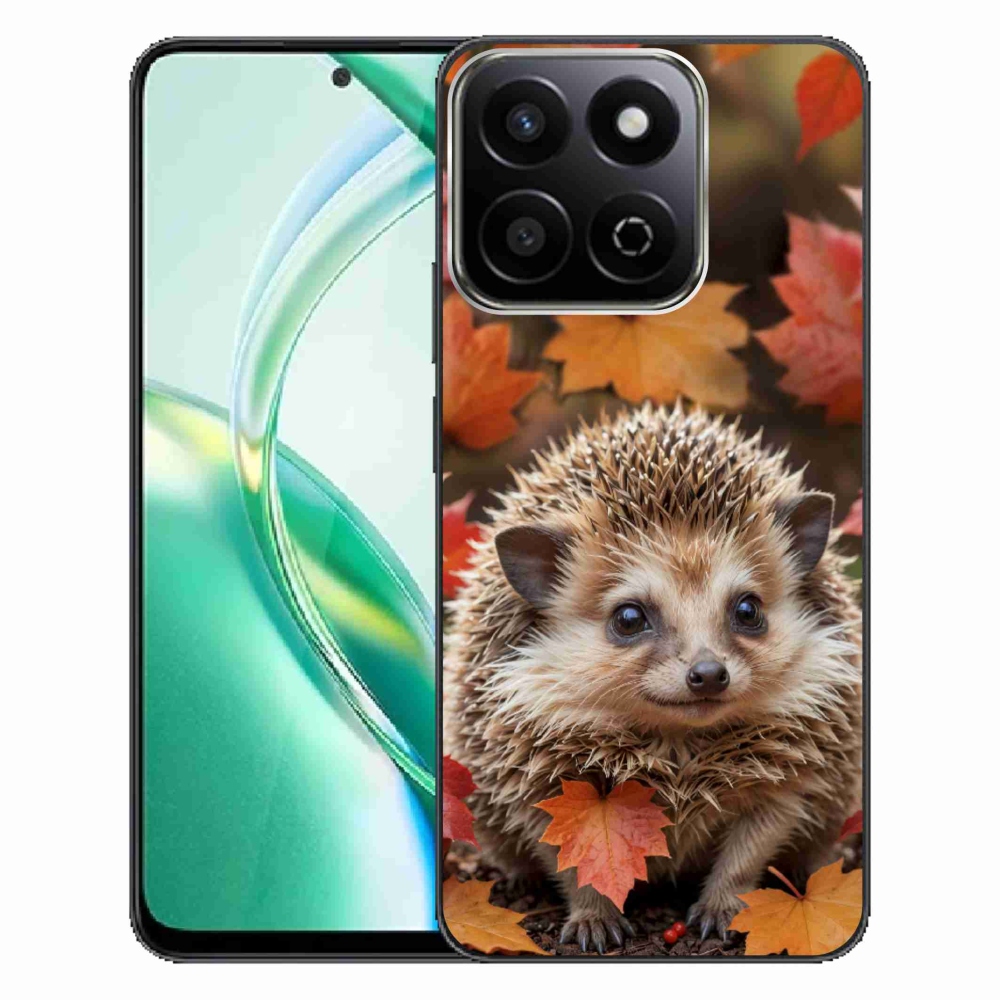 Gelový kryt mmCase na Honor 200 Smart 5G - ježek v listí
