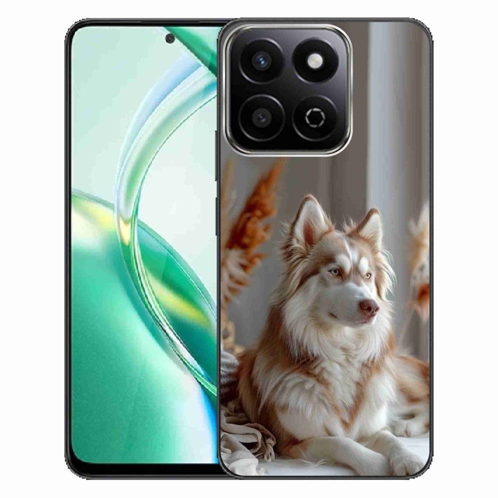 Gelový kryt mmCase na Honor 200 Smart 5G - klidný sibiřský husky