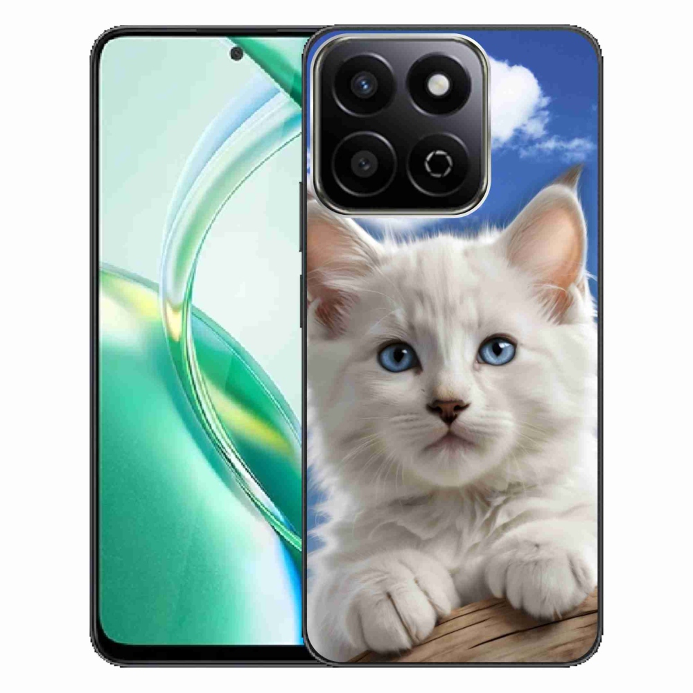 Gelový kryt mmCase na Honor 200 Smart 5G - kotě a oblaka