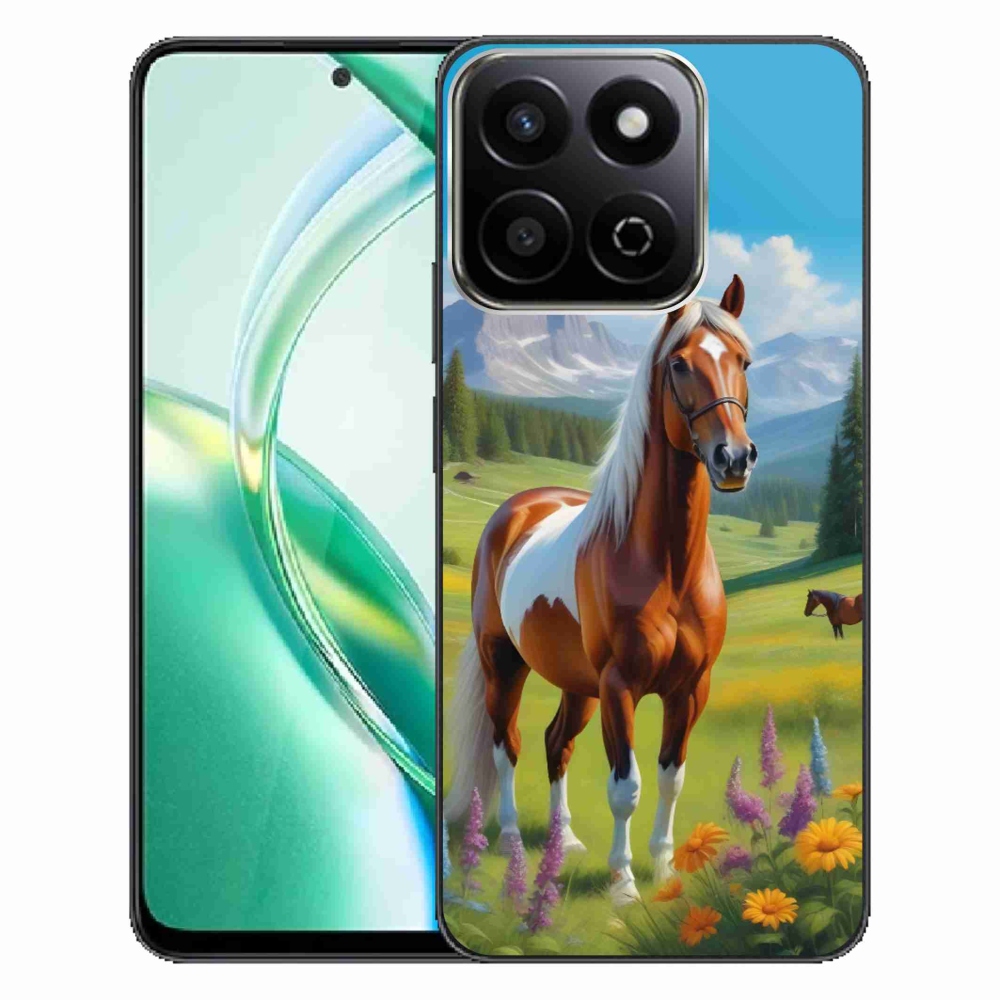 Gelový kryt mmCase na Honor 200 Smart 5G - kůň na louce
