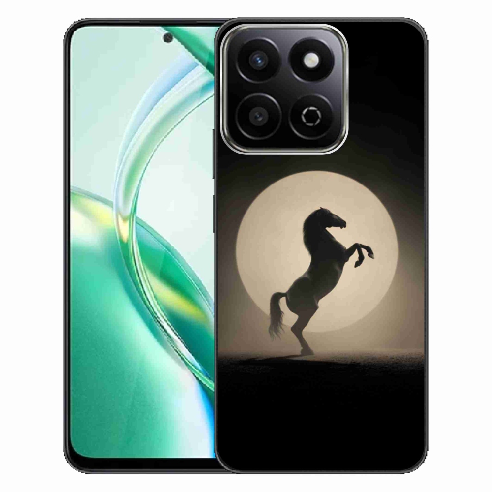 Gelový kryt mmCase na Honor 200 Smart 5G - kůň v siluetě