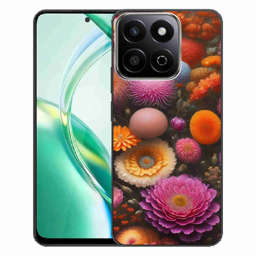 Gelový kryt mmCase na Honor 200 Smart 5G - květinová kompozice