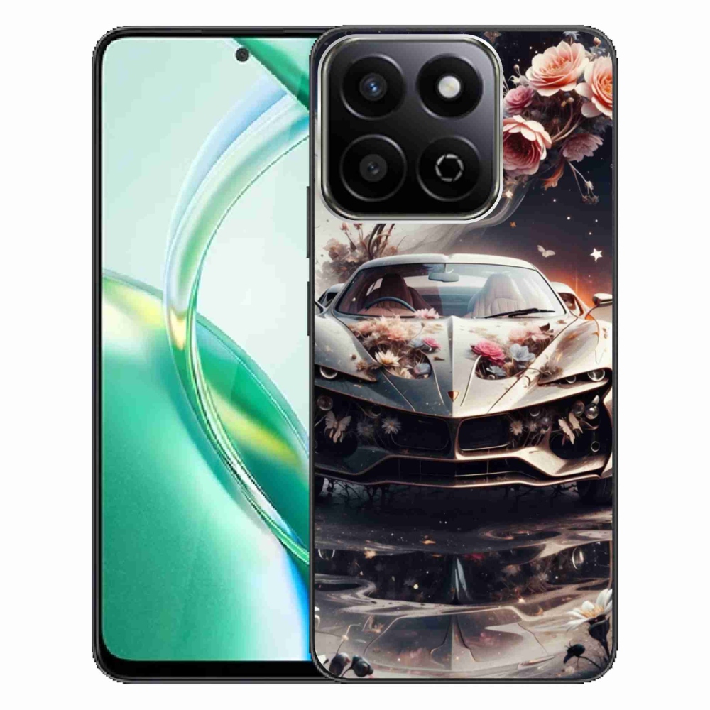 Gelový kryt mmCase na Honor 200 Smart 5G - květinový sportovní vůz